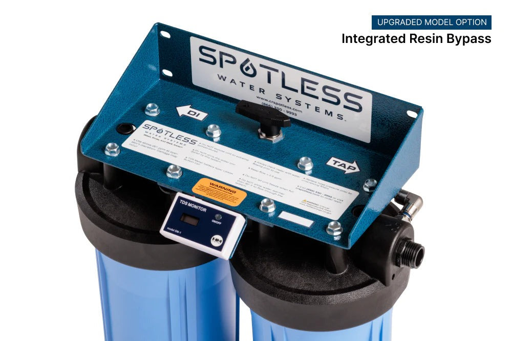 CR SPOTLESS 100 Gallon Deionized Water Filter Wall Mounted System