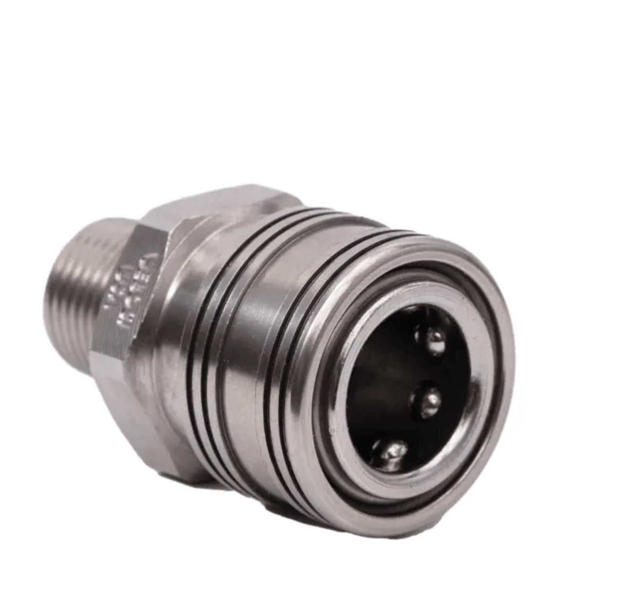 MTM HYDRO Prima Stainless Steel QC Coupler 3/8 MPT