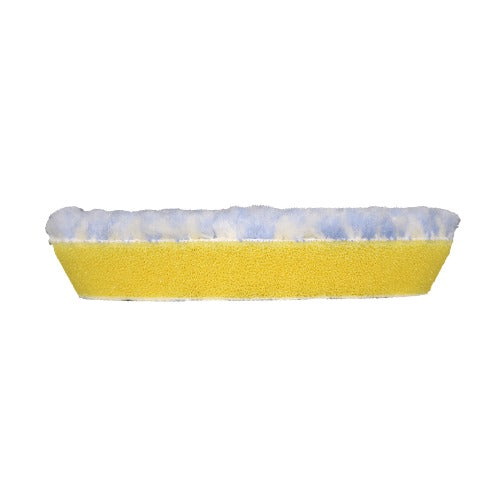 BUFF AND SHINE Blue/White 100% Knitted Wool Blue Foam Interface (Edge Bevel) Cutting