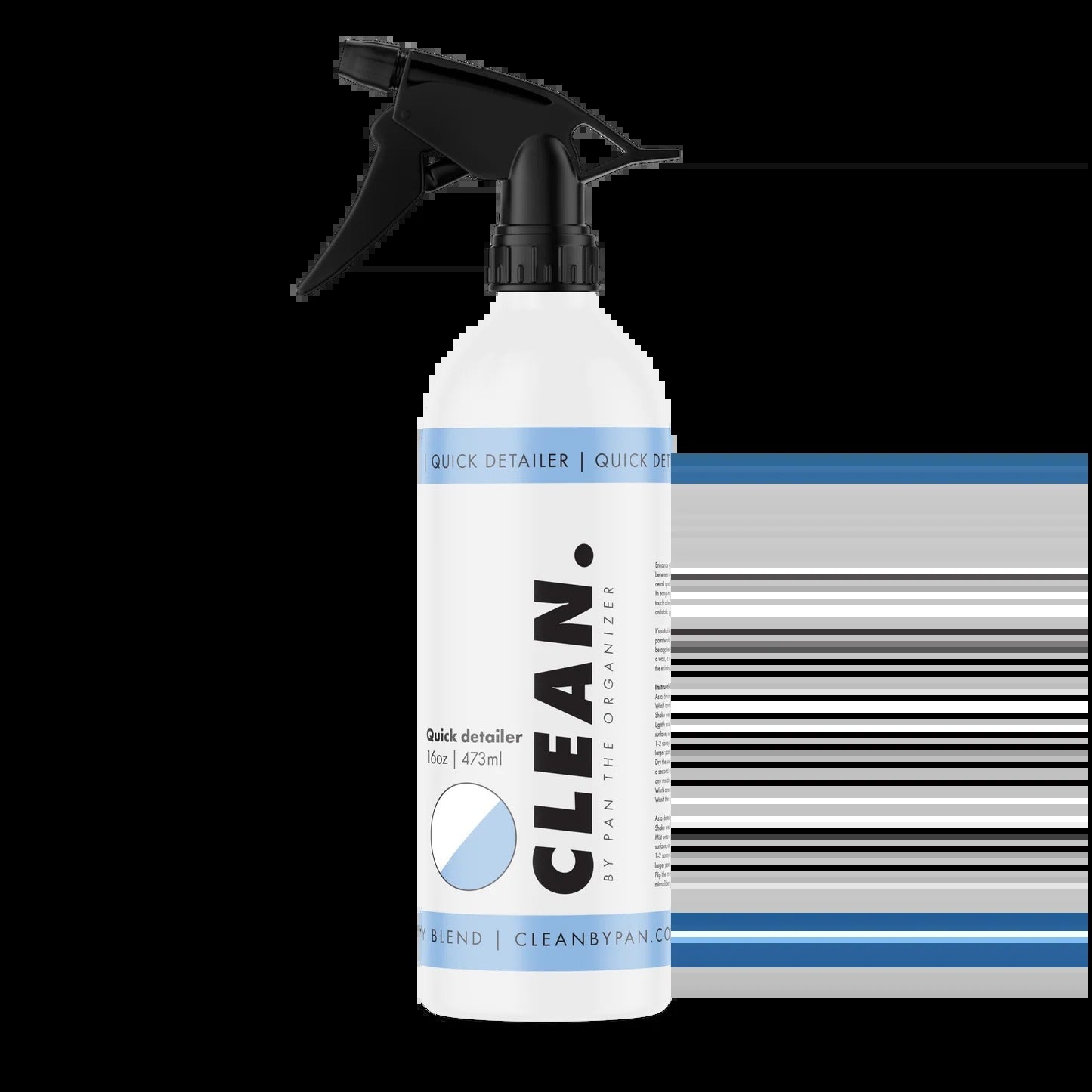 CLEAN. by Pan | Quick Detailer – Gloss & Slick Finish for All Exterior Surfaces