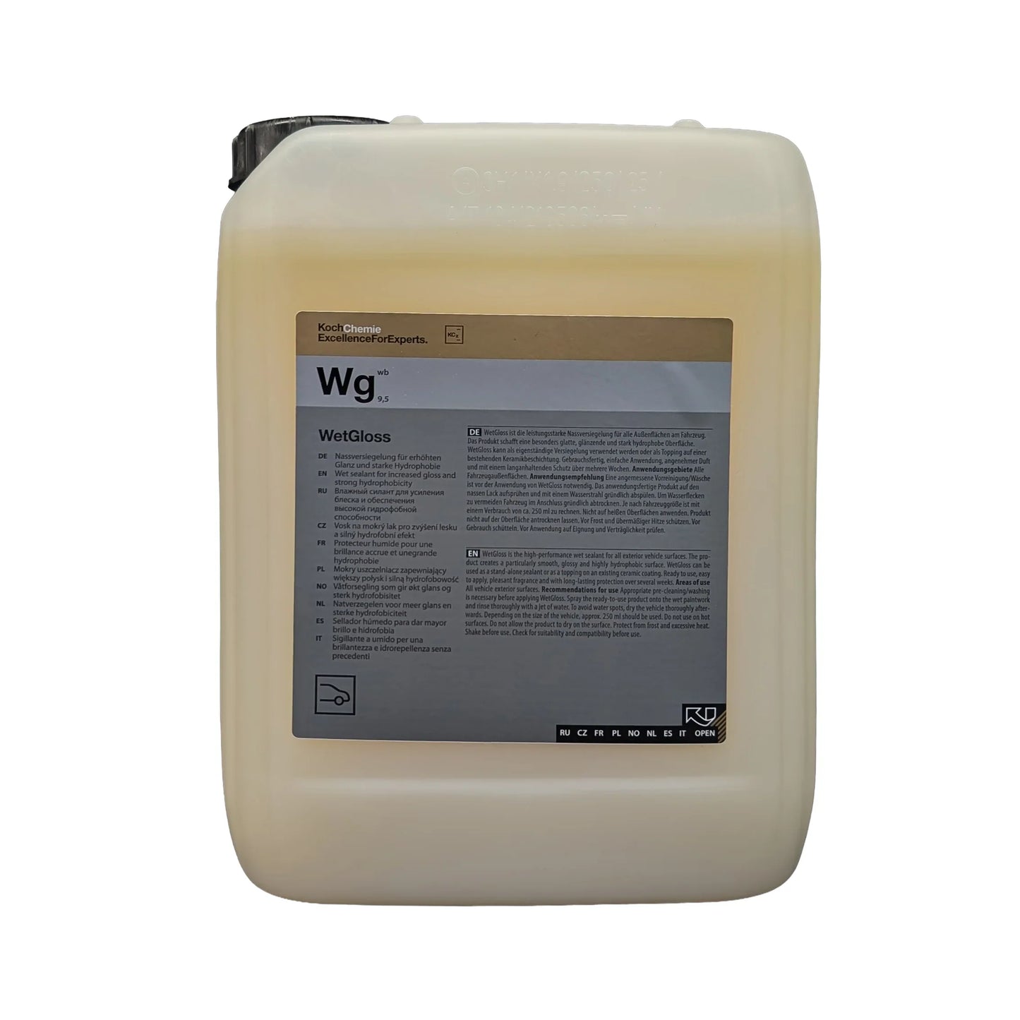 Koch Chemie | WetGloss - Spray-On Wet Sealant for Instant Gloss & Hydrophobic Protection