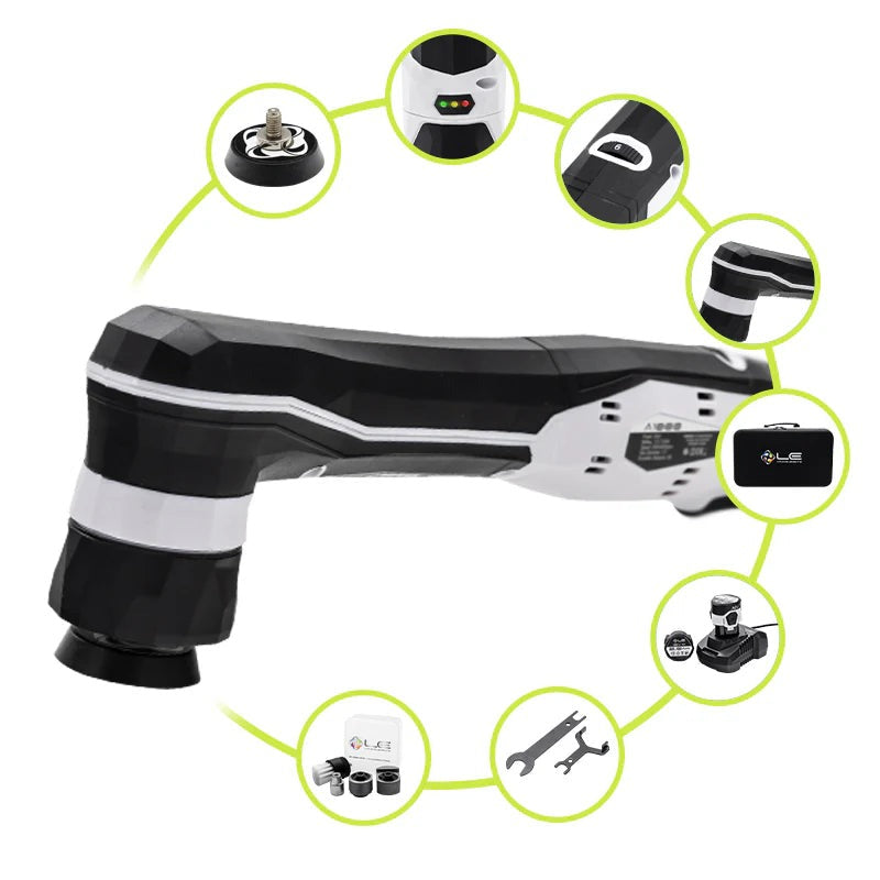 LIQUID ELEMENTS A1000 1" Cordless Polisher