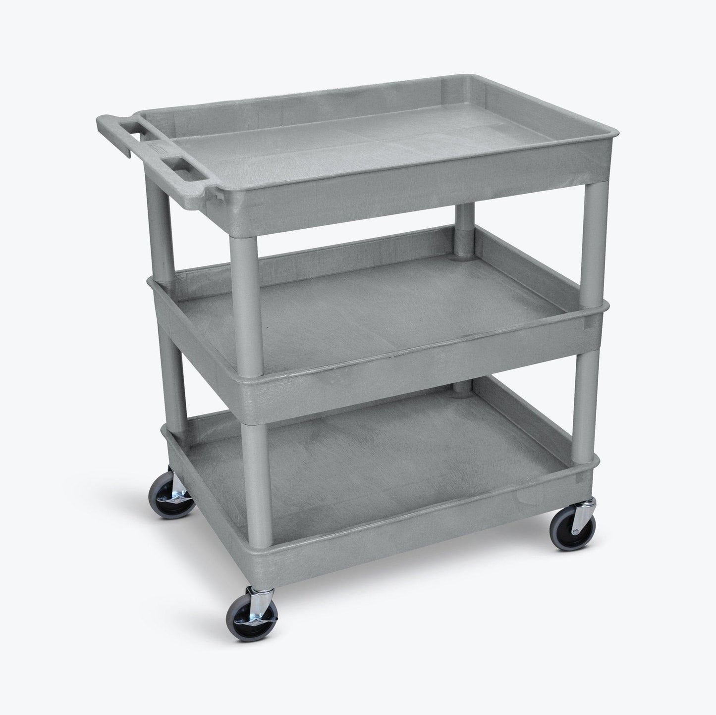 LUXOR TC111-B Large Cart With Three Shelves