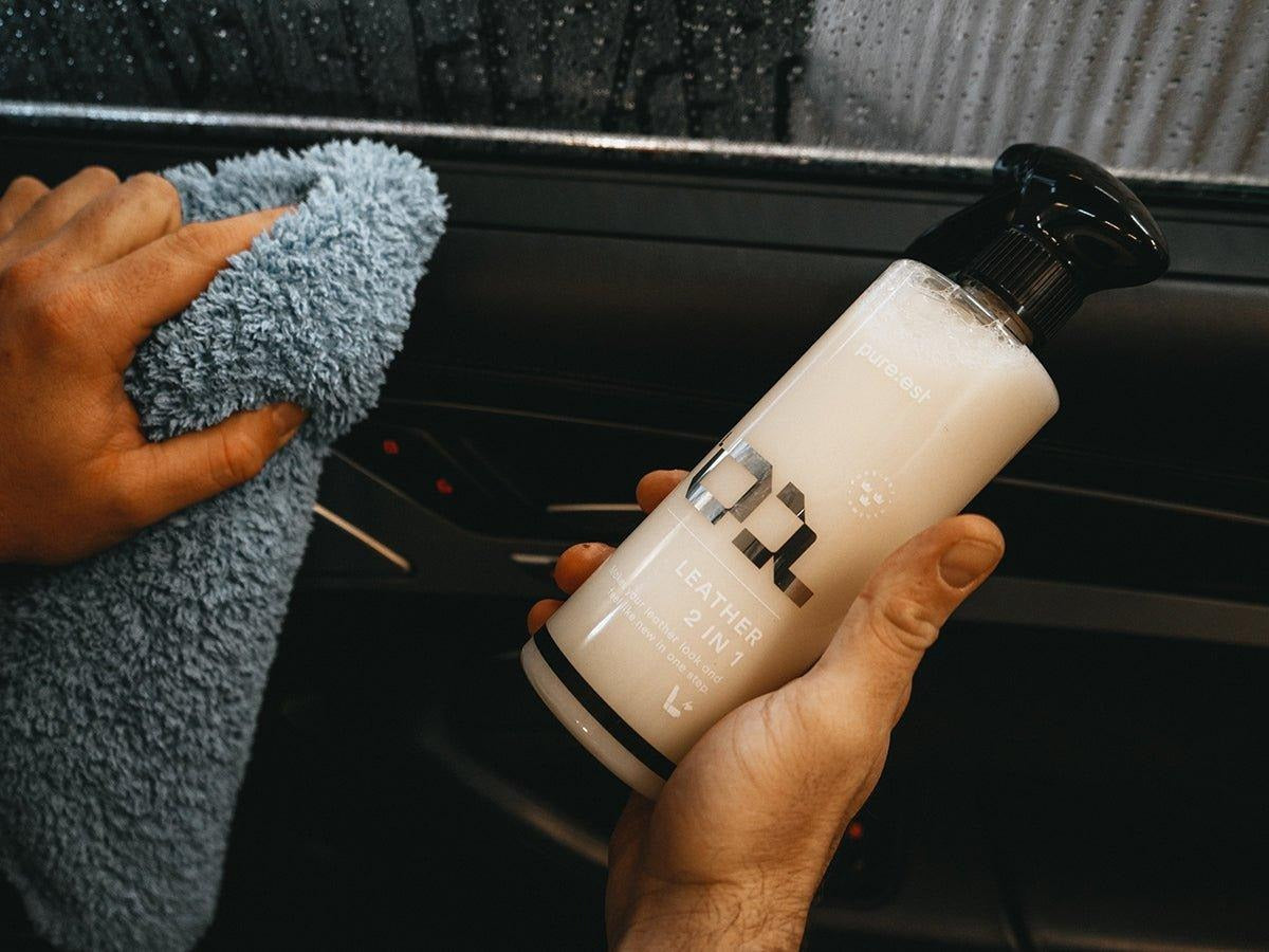 PURE:EST | L1 Leather Cleaner & Conditioner – One Step Clean & Protect