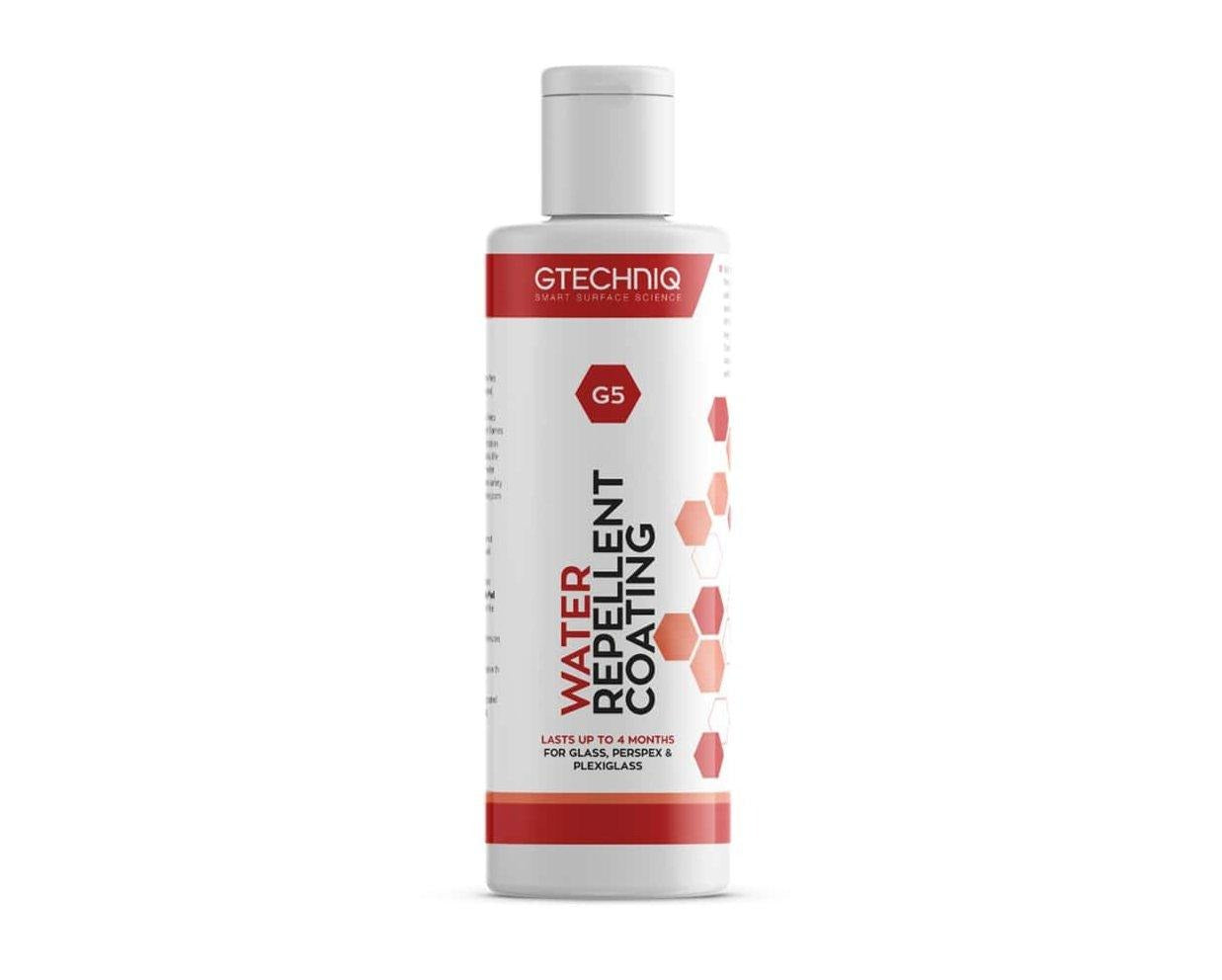 GTECHNIQ G5 Water Repellent Glass Coating – Ultimate Hydrophobic Protection for Your Glass