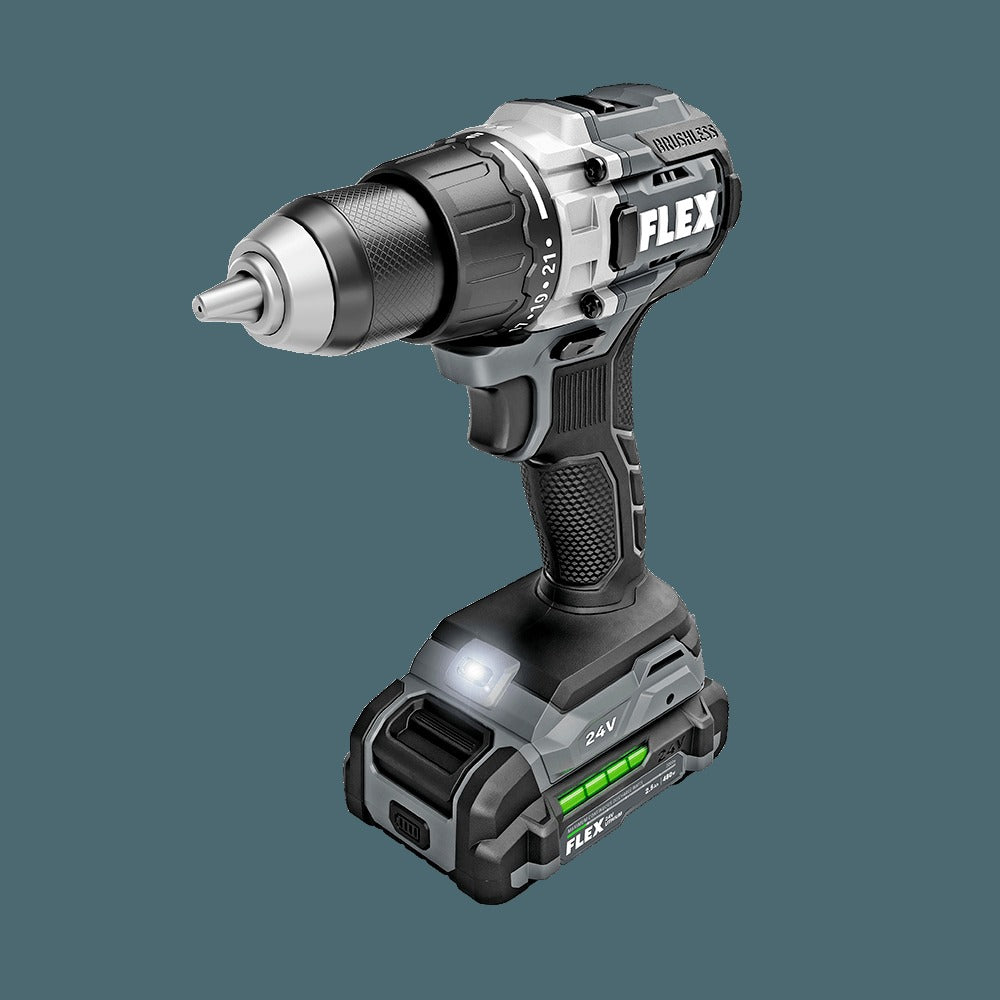 FLEX 1/2" 2-SPEED DRILL DRIVER KIT