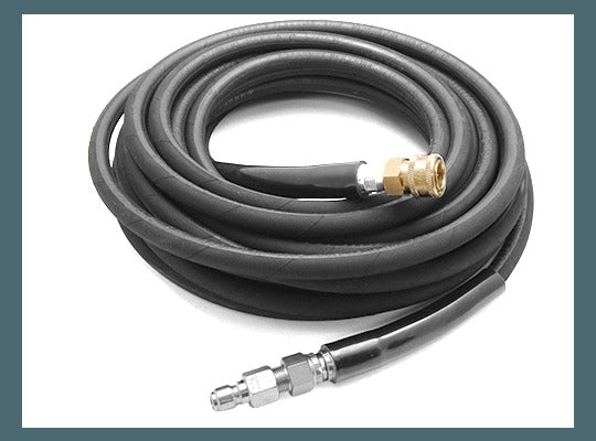 MTM HYDRO KobraJet 4,000 PSI Non-Marking Pressure Washer Hose – 25FT or 50FT Options (With or Without Quick Disconnects)