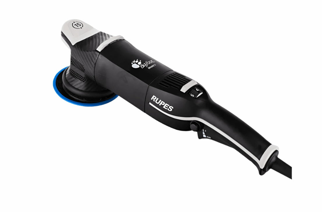 RUPES BigFoot LHR15 Mark V Random Orbital Polisher | Professional Paint Correction Machine