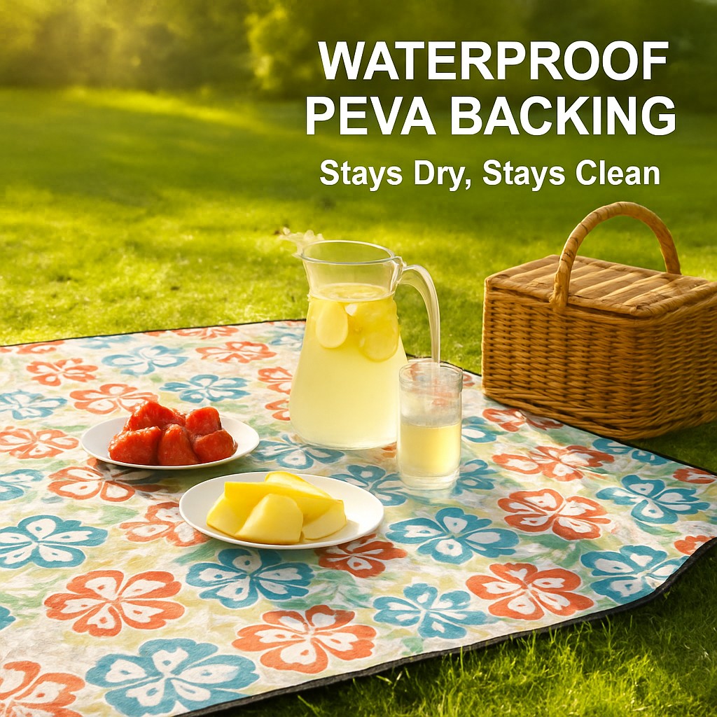 Waterproof Picnic Blanket - Foldable & Easy to Carry