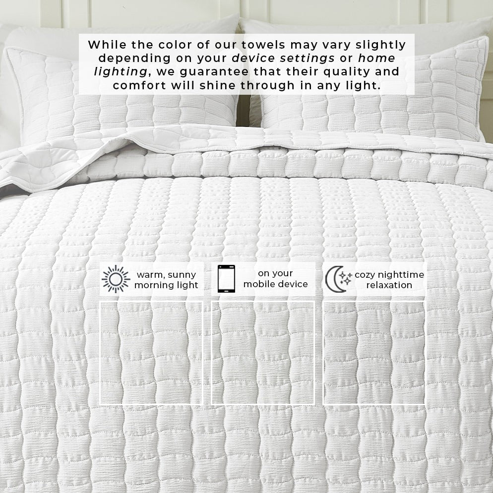 Gauze Quilt Set - Wave Stitch Collection