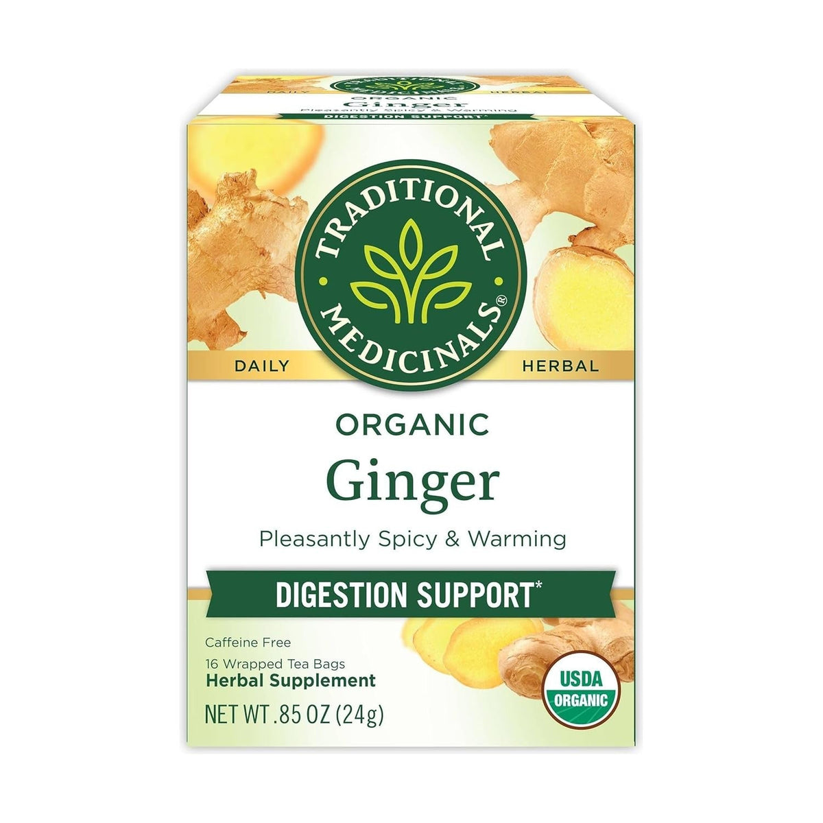 Traditional Medicinals Organic Ginger Tea – Portable Nausea Relief for Cruise Cabins and Hotel Stays