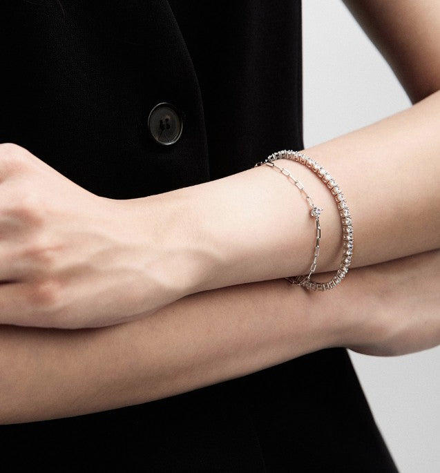 Lloyd Tennis Bracelet 網球手鍊 (2mm/3mm) (16cm/17cm) (粉色/金色/銀色)