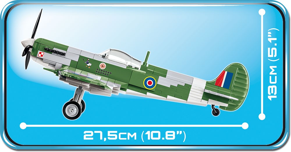 Cobi-5708- Supermarine Spitfire MK. VB(710pcs)