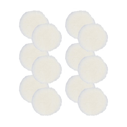 BUFF AND SHINE Natural 100% Knitted Wool Blue Interface (Edge Bevel) Soft Cut Pads
