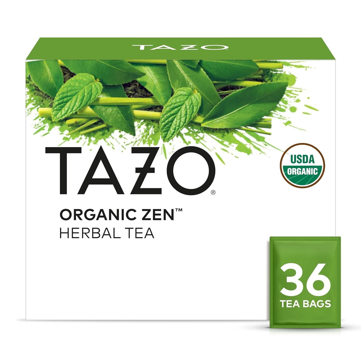 TAZO Organic Zen Green Tea – Clean-Ingredient Green Tea for Intentional Daily Living