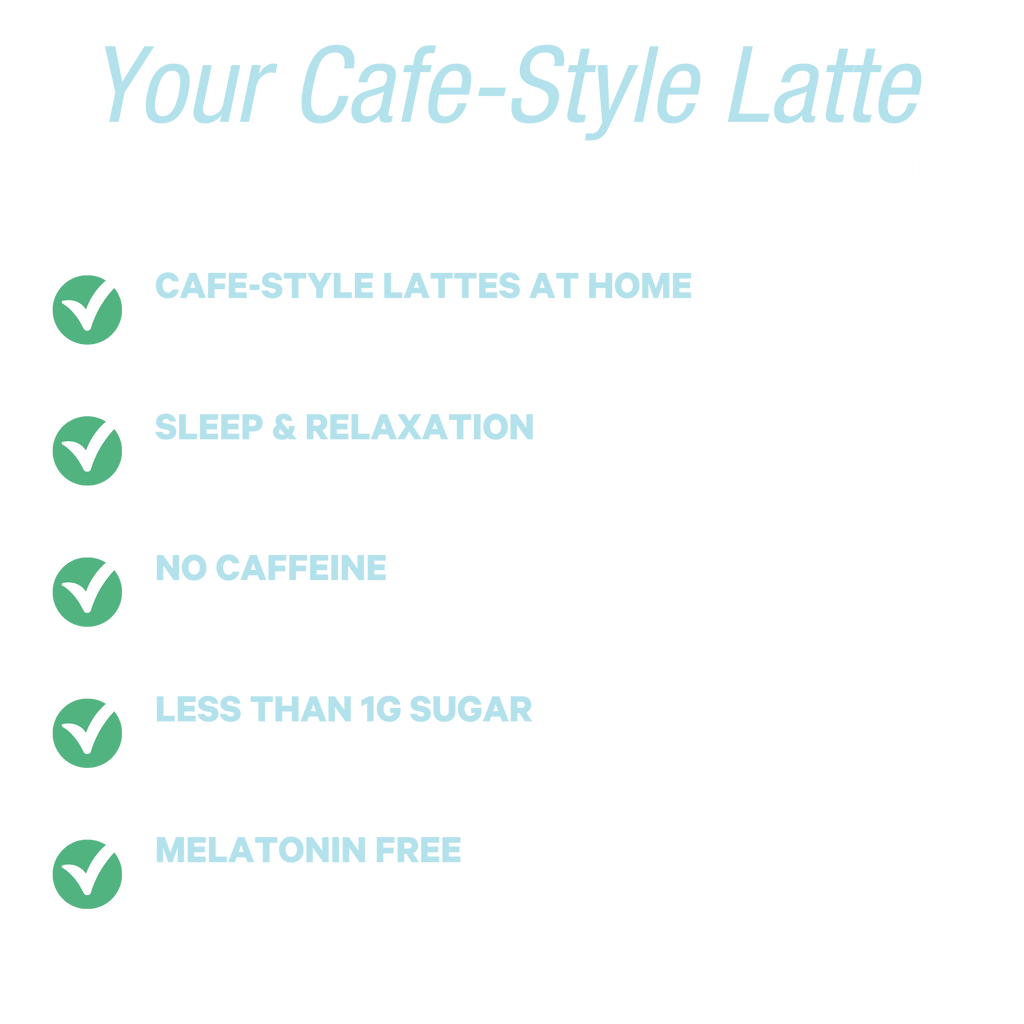 Blue Chamomile Latte for Sleep