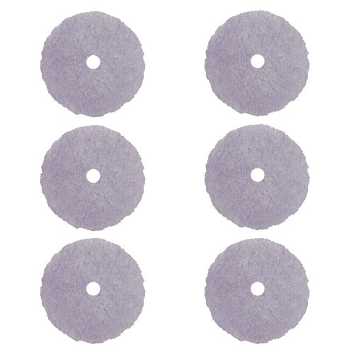 BUFF AND SHINE Purple 100% Knittted Wool Blend Cutting Pads