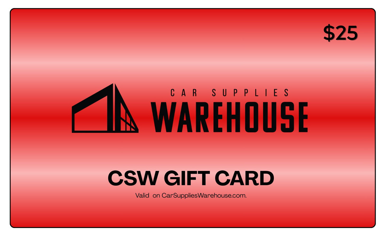 Car Supplies Warehouse Gift Card
