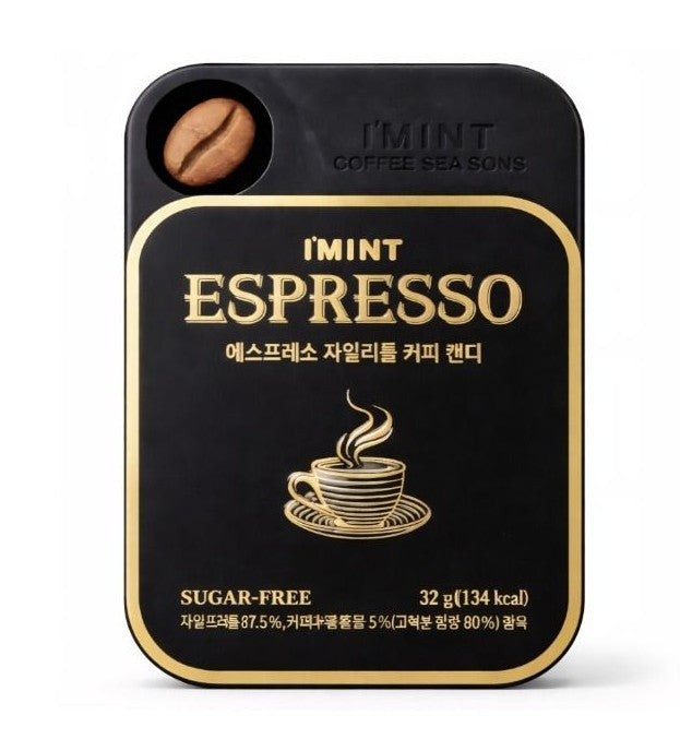 Imint Espresso 無糖木糖醇咖啡薄荷糖 Xylitol Coffee Candy 32g