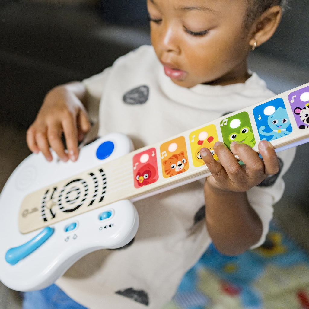 Light Up Strum Along Magic Touch Wooden Guitar