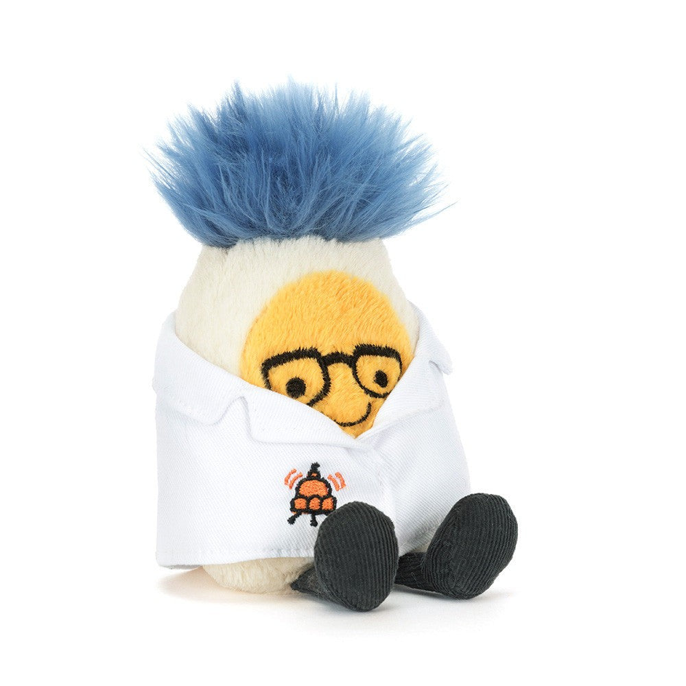 Jellycat Amuseables Boiled Egg Scientist Outfit 科學家雞蛋公仔