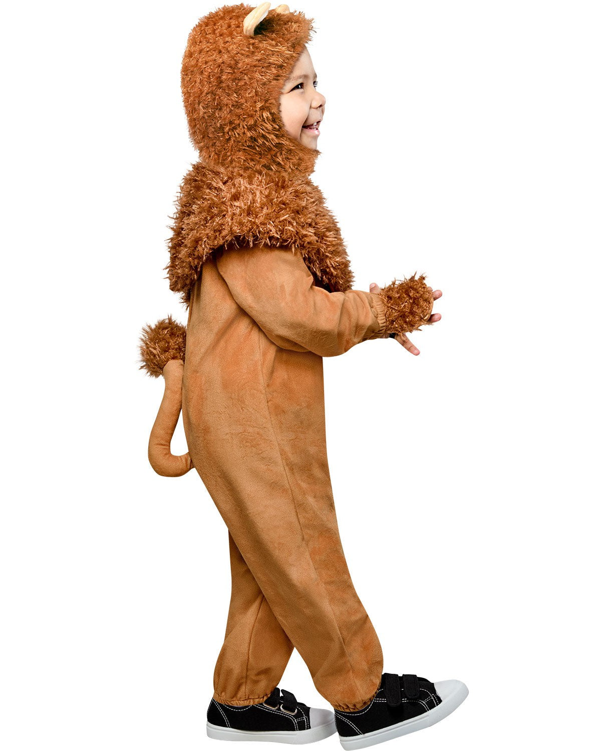 Wizard of Oz Cowardly Lion Plush Jumpsuit and Headpiece Costume Toddler