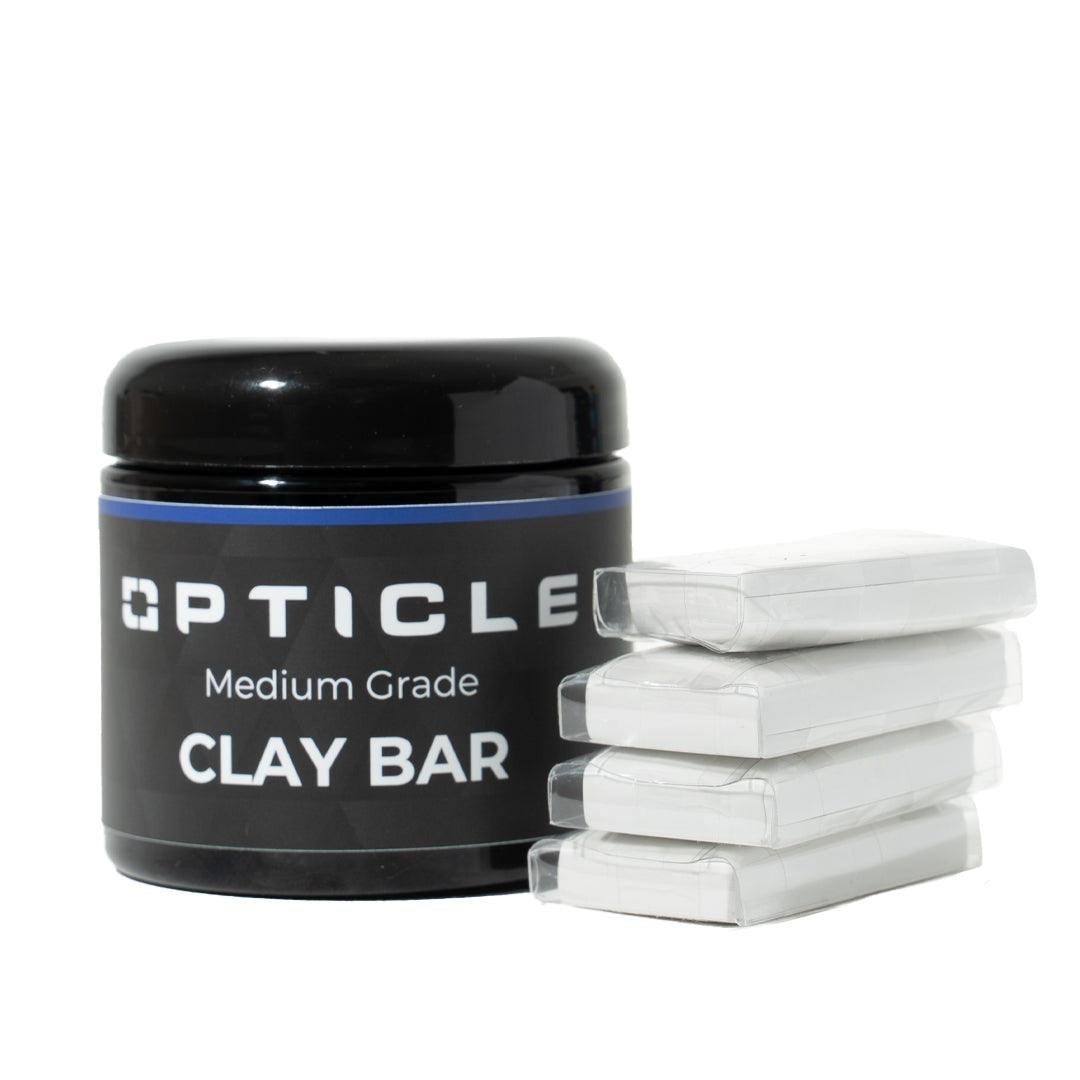 OPTICLE | Clay Bar For Cars | (4) 50g Individual Packs with Canister