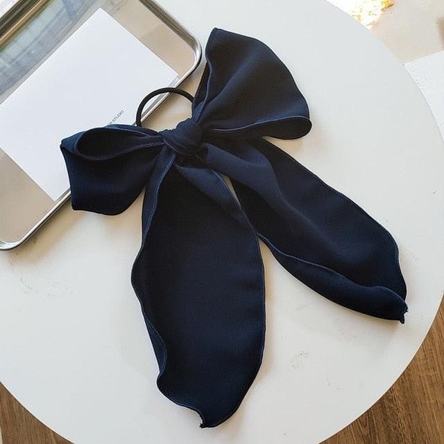 Bowknot Hair Scrunchies Women's Girls Sweet Elastic Hair Bands Elegant Hair Tie Rope Rubber Band Hair Gum Gorgeous Hair Accessories Women's