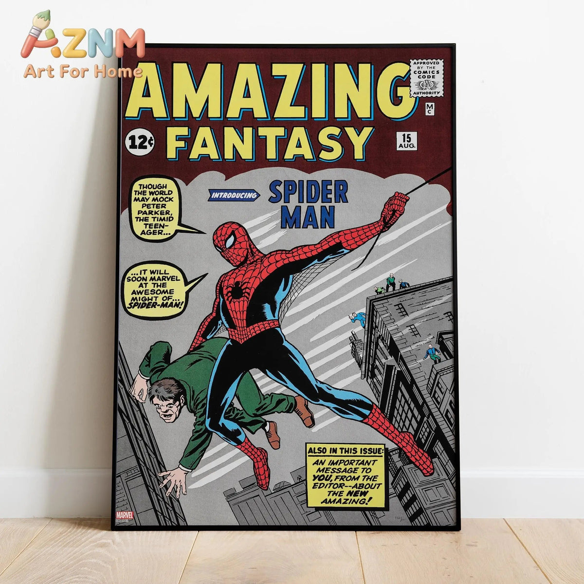Superhero Comic Book Covers Canvas Poster Wall Art Print