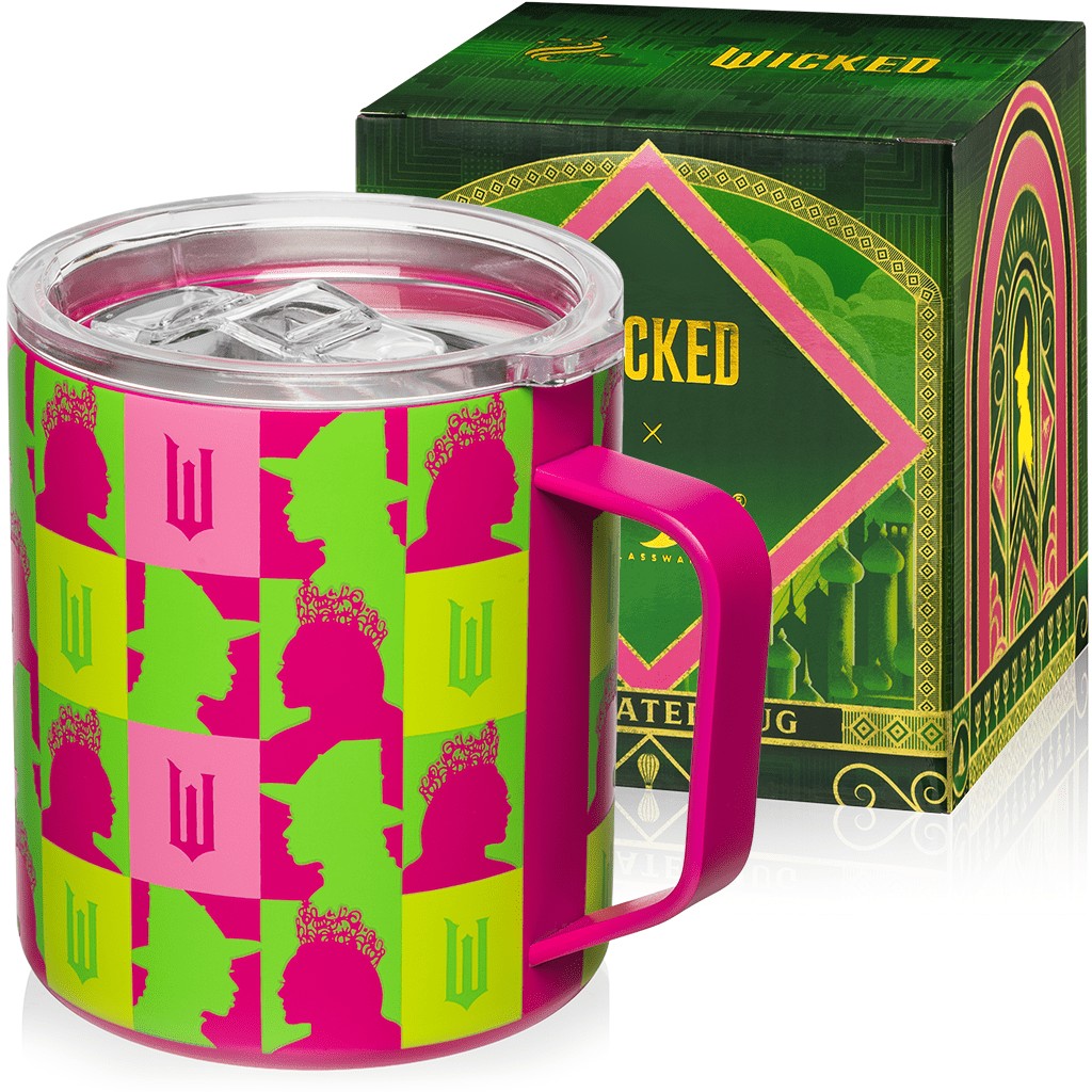 Wicked Pink Stainless Steel Camp Mug - 12 oz