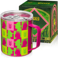 Wicked Pink Stainless Steel Camp Mug - 12 oz