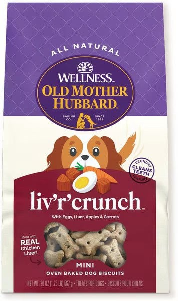 Old Mother Hubbard Liv'R'Crunch Mini Crunchy Dog Treats (20oz)