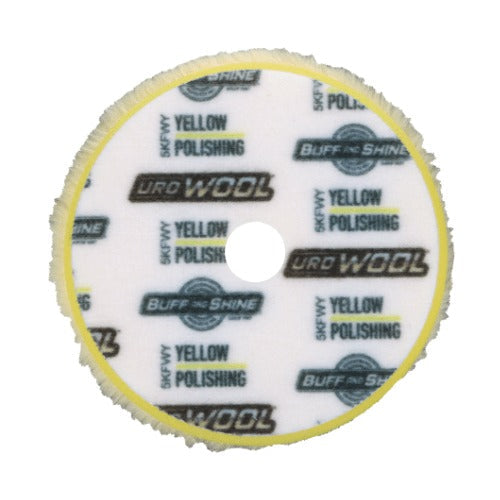 BUFF AND SHINE Uro-Wool Yellow Polishing Pad