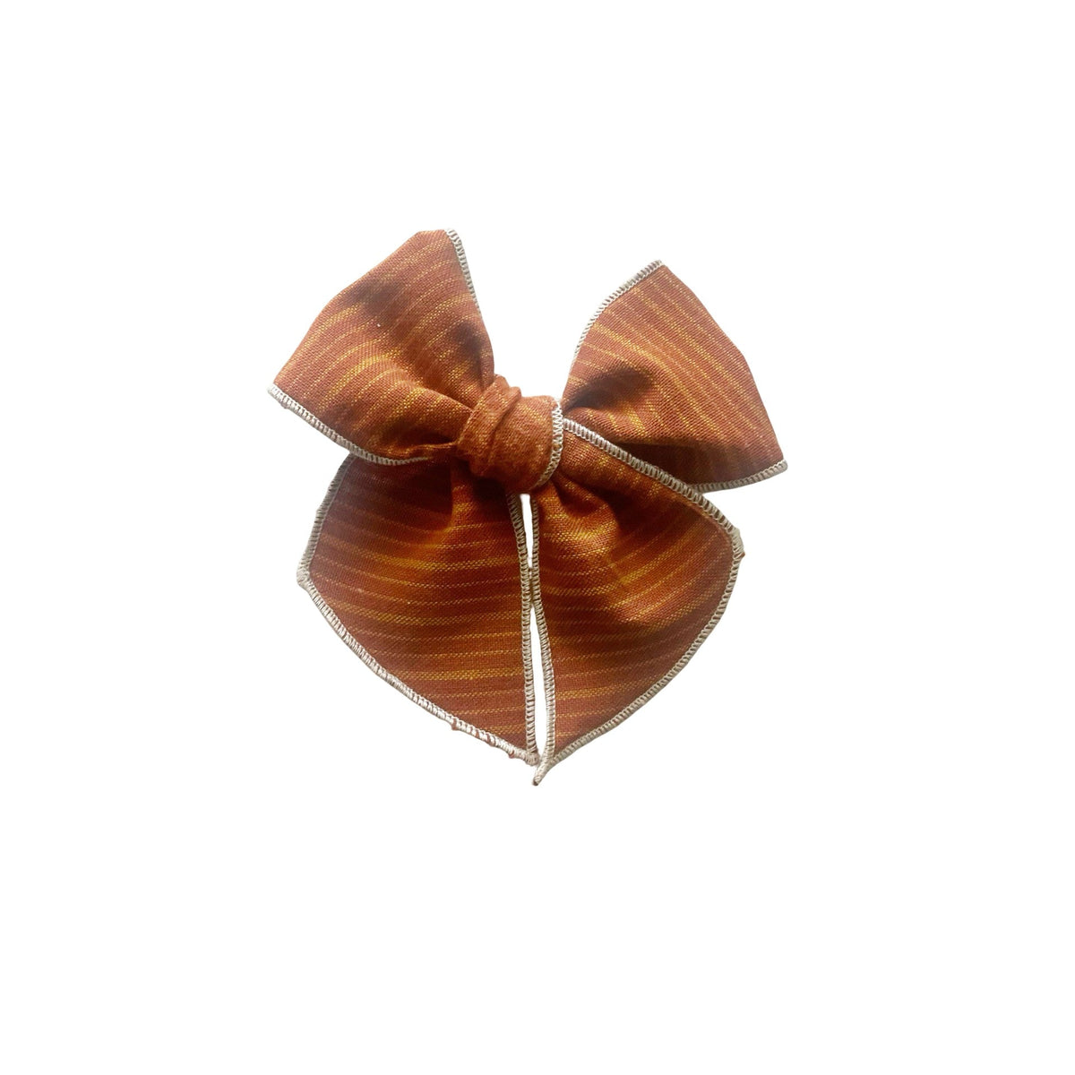 Brushed Autumn Striped Elle Bow