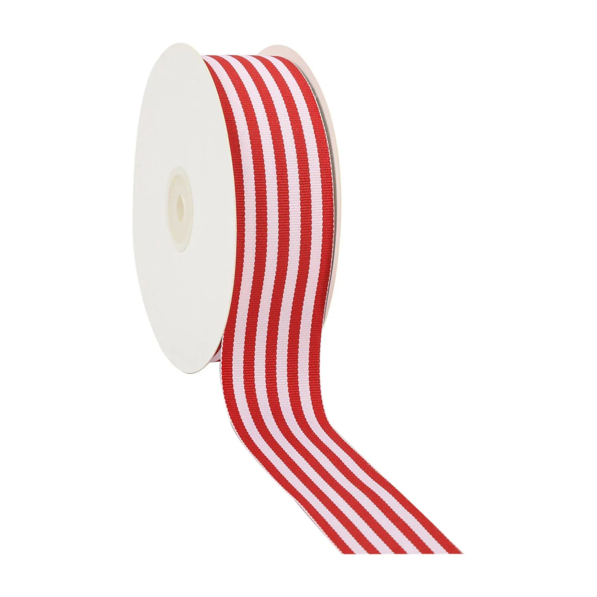 Striped Ribbon - Red | 1 1/2" Width | 50 Yard Roll