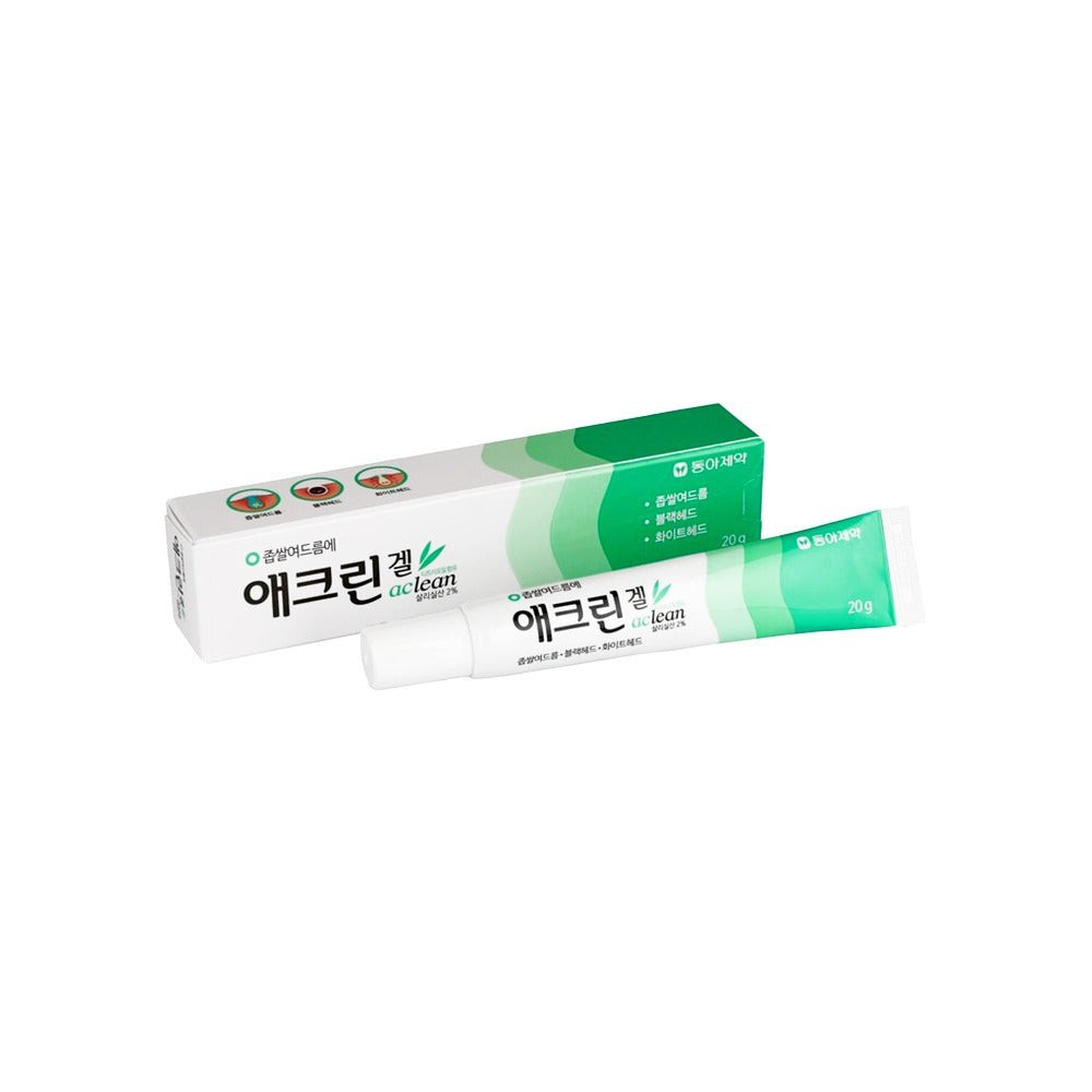 Donga-A Aclean Cream 東亜製薬Aclean水楊酸祛痘凝膠20g