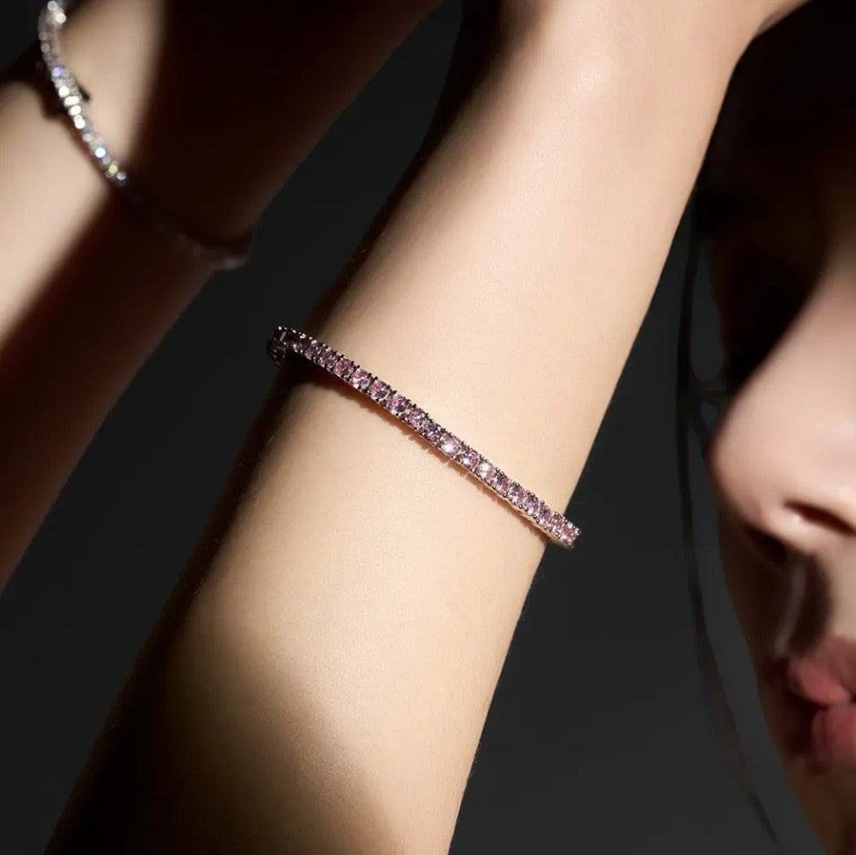 Lloyd Tennis Bracelet 網球手鍊 (2mm/3mm) (16cm/17cm) (粉色/金色/銀色)