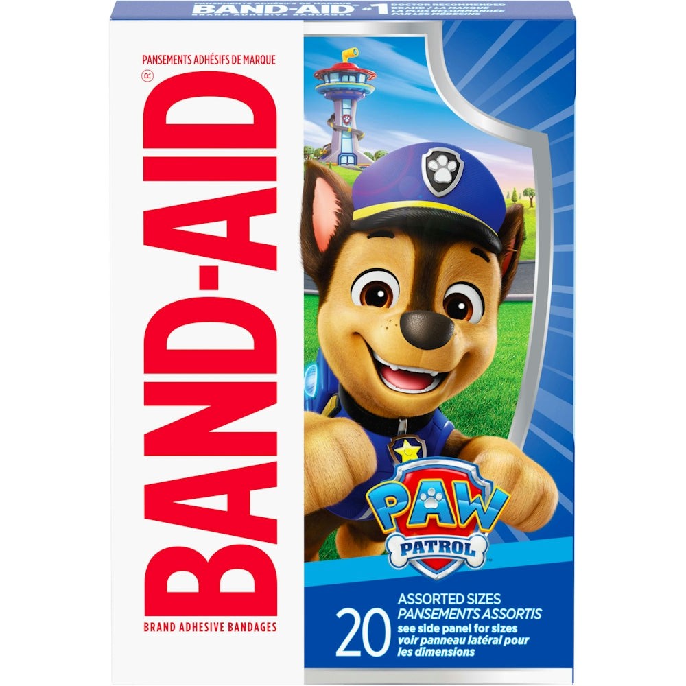 BAND-AID® Paw PatrolTM Adhesive Bandage, Assorted Sizes, 20-Pack