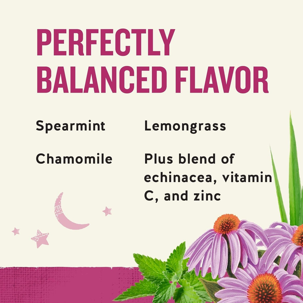 Celestial Seasonings Sleepytime Immune Herbal Tea – Background Calm for Deep Work and Better Rest