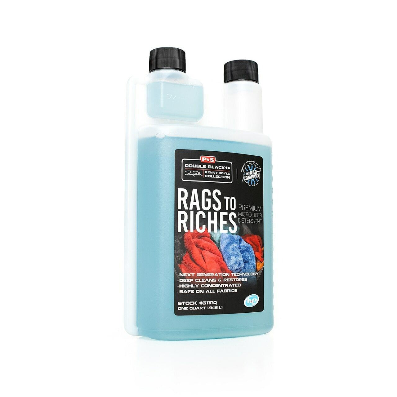P&S RAGS TO RICHES Microfiber Detergent – Restore, Rejuvenate, and Extend the Life of Your Towels