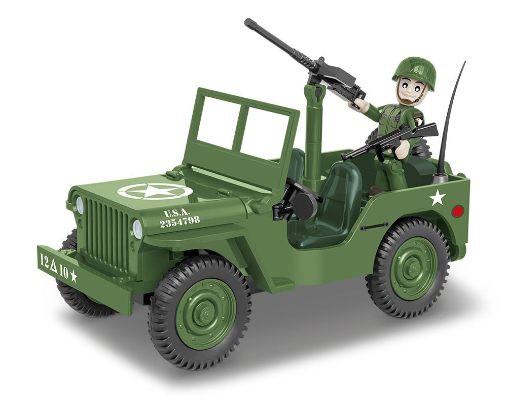 COBI 2399 American off-road car Willys MB - World War II(91 pcs)