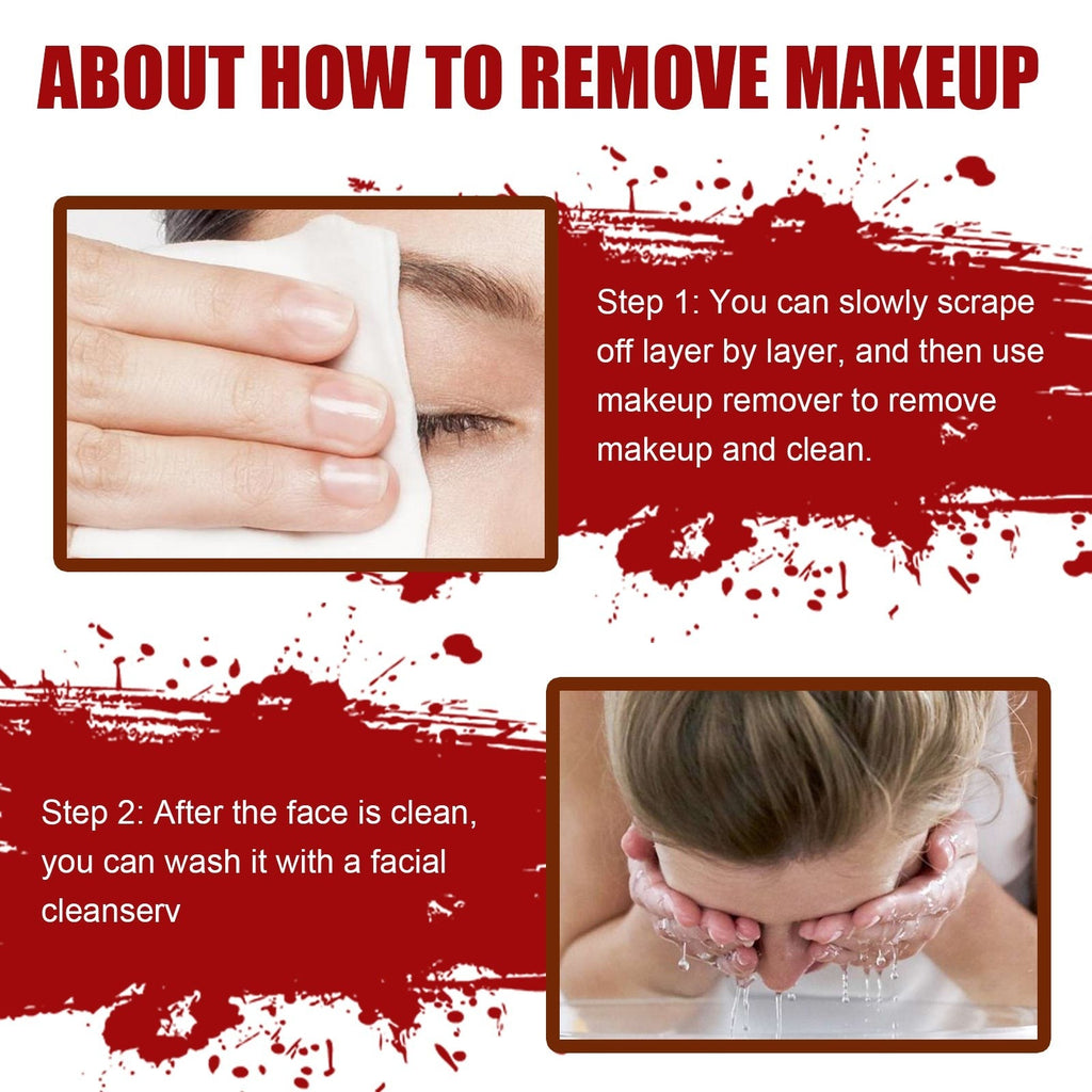 Halloween Makeup Kit, Simulates Plasma Skin Wax-Shaped Scar Water Wound Makeup Halloween Makeup Kit