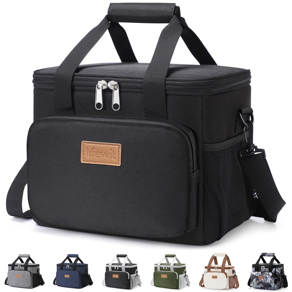 Lifewit Portion-Control Lunch Tote for Wellness Routines – 9L Insulated Bag for Fresh Salads and Snacks