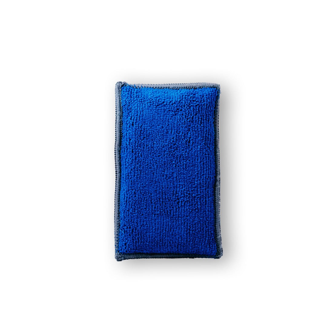 OPTICLE | Dual Scrub Pad: Leather, Vinyl, Plastic & Upholstery (blue or gray)