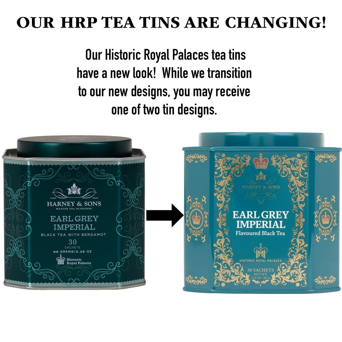 Harney & Sons HRP Earl Grey Imperial Tea – Mindful Coffee Replacement, Smooth Bergamot Black Tea with Vanilla and Honey Notes