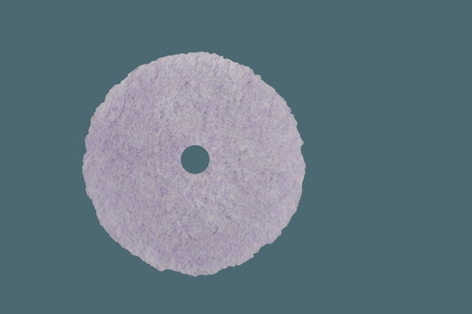 BUFF AND SHINE Purple 100% Knittted Wool Blend Cutting Pads