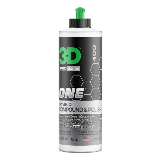 3D | ONE - Hybrid Compound & Polish for Paint Correction, Swirls & Scratches