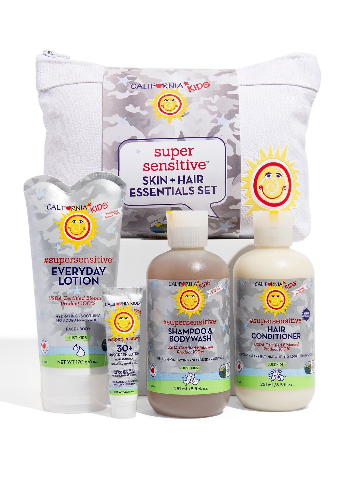 California Kids® #supersensitiveTM Essentials Set