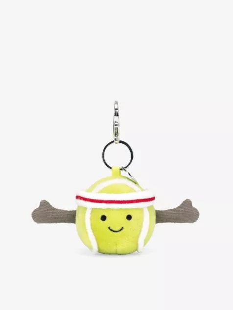 Jellycat Amuseables Sports Tennis Ball Bag Charm 運動網球鑰匙扣