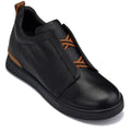 CALTO - J1931 - 2.6 Inches Taller (Black/Black Sole) - Slip-On Snoafers